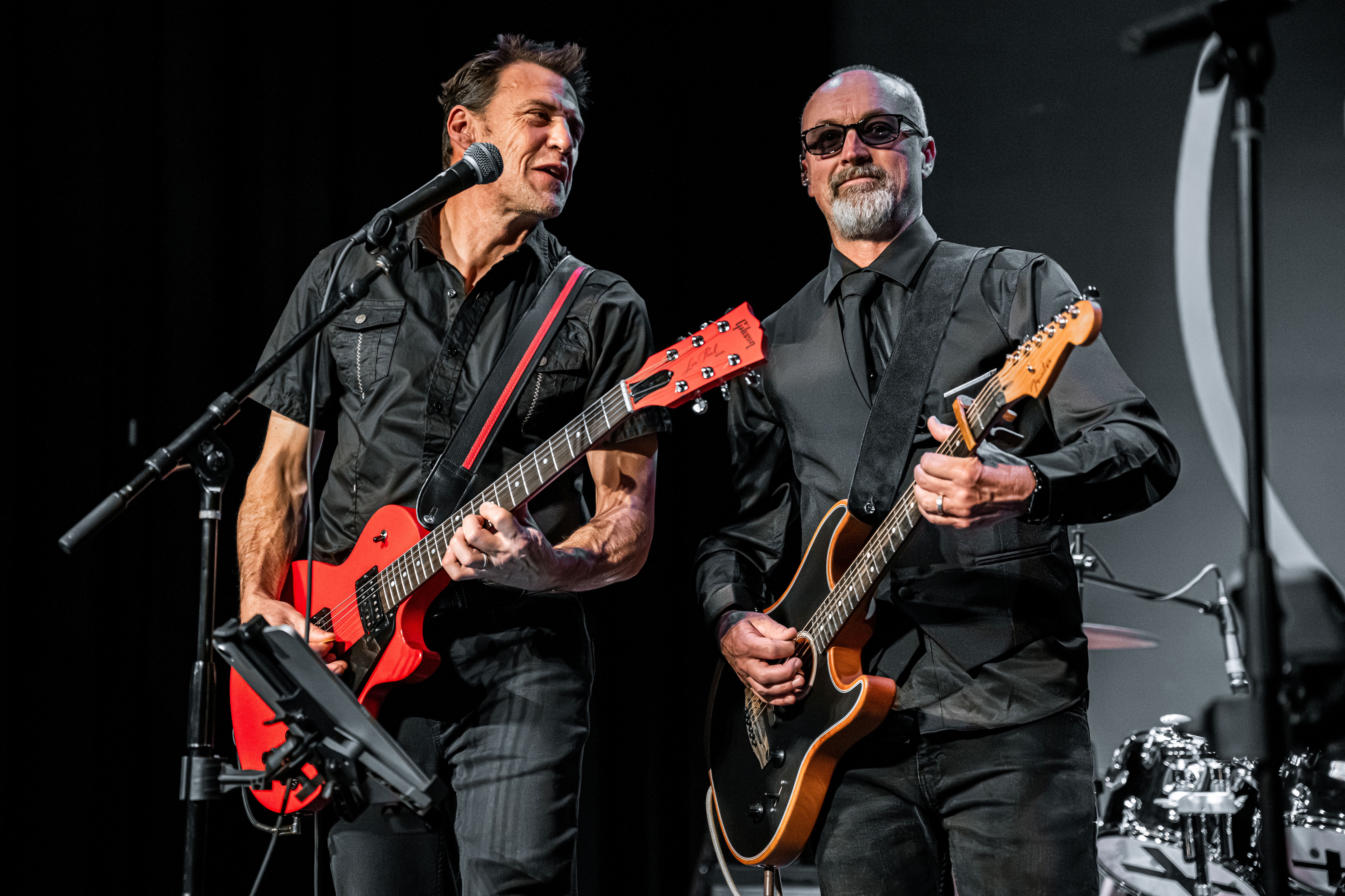 Tom and Carl on stage